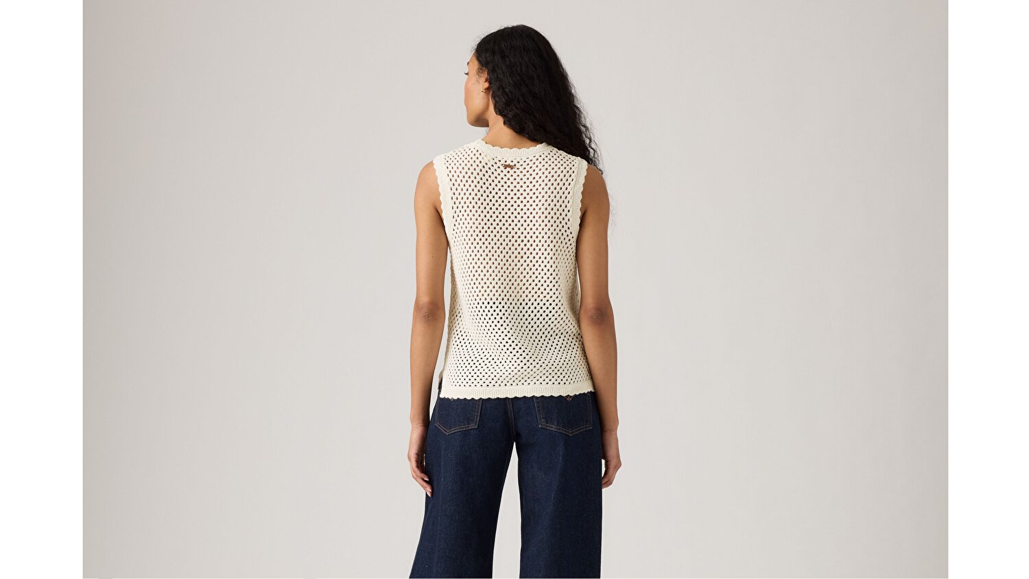 Adrienne Crochet Tank Top