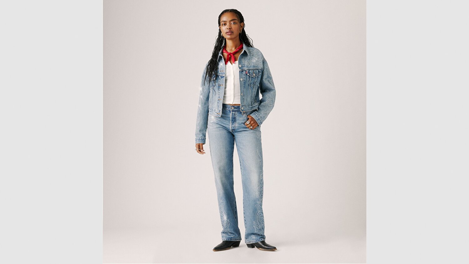501® '90s Kadın Jean Pantolon - Western Crystal