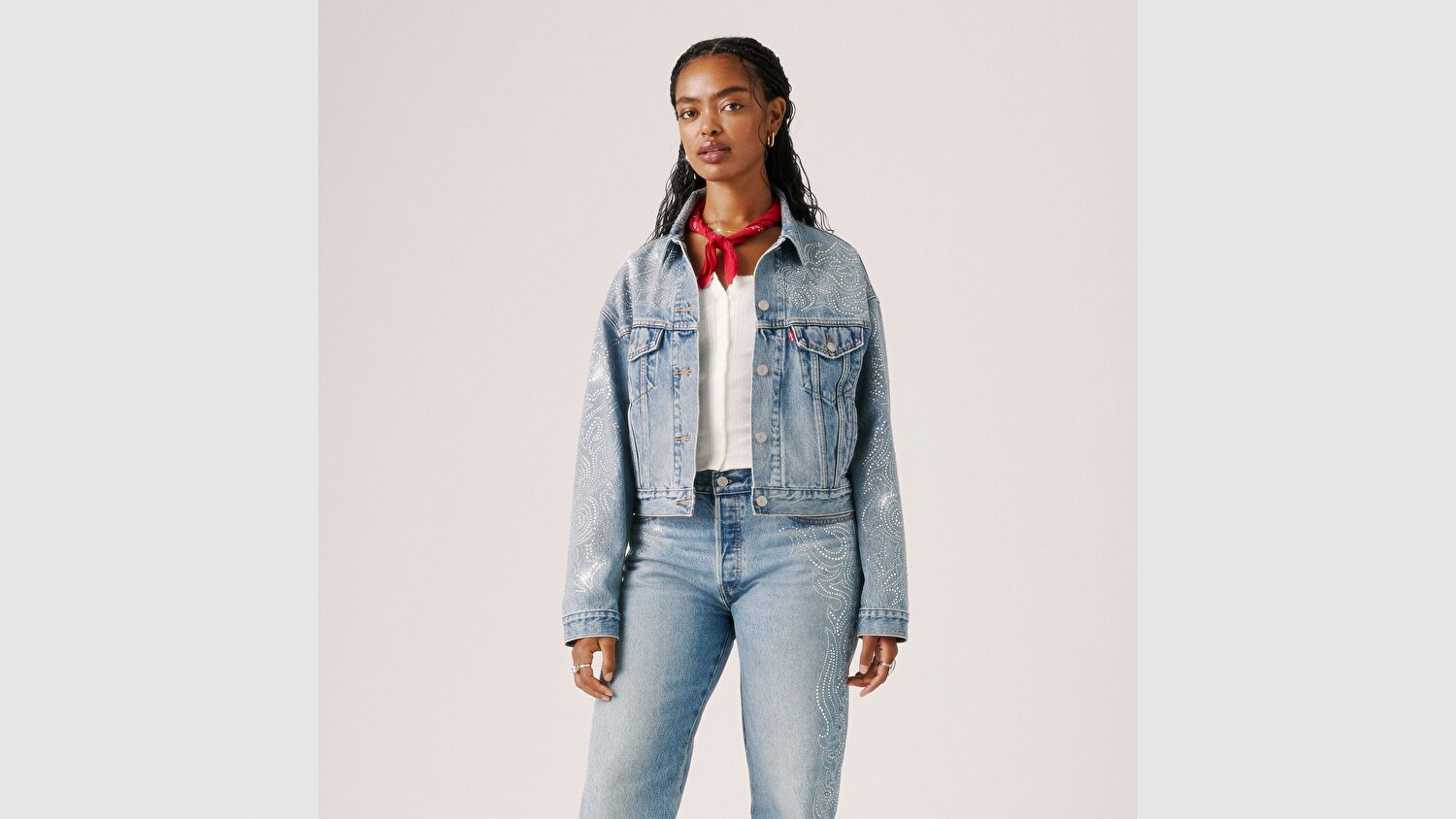 Shrunken '90s TruckerJean Ceket