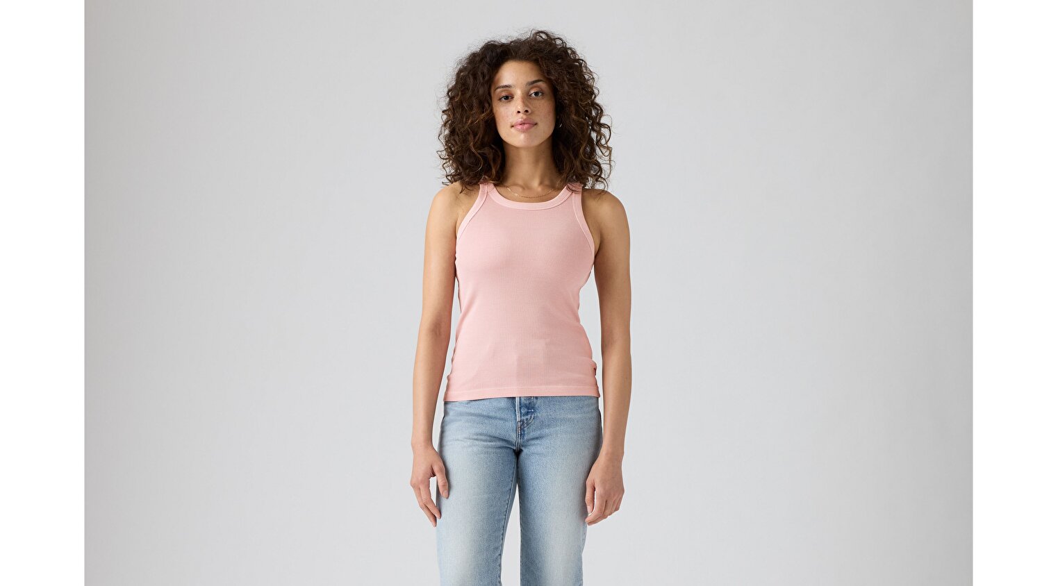 Essential Racer Tank Top Bluz