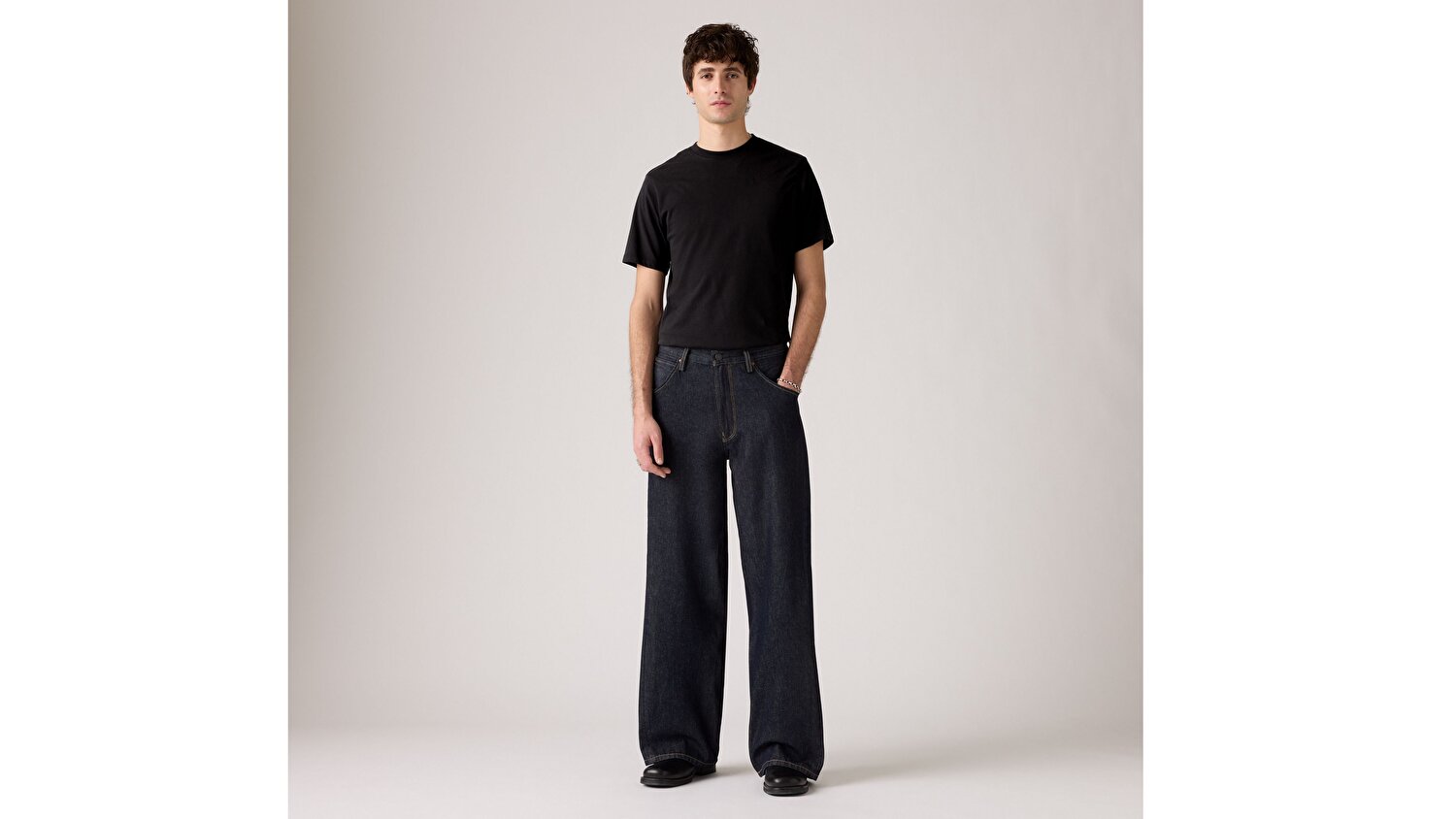 Twisted Baggy Wide Leg Erkek Jean Pantolon - Twist and Sew