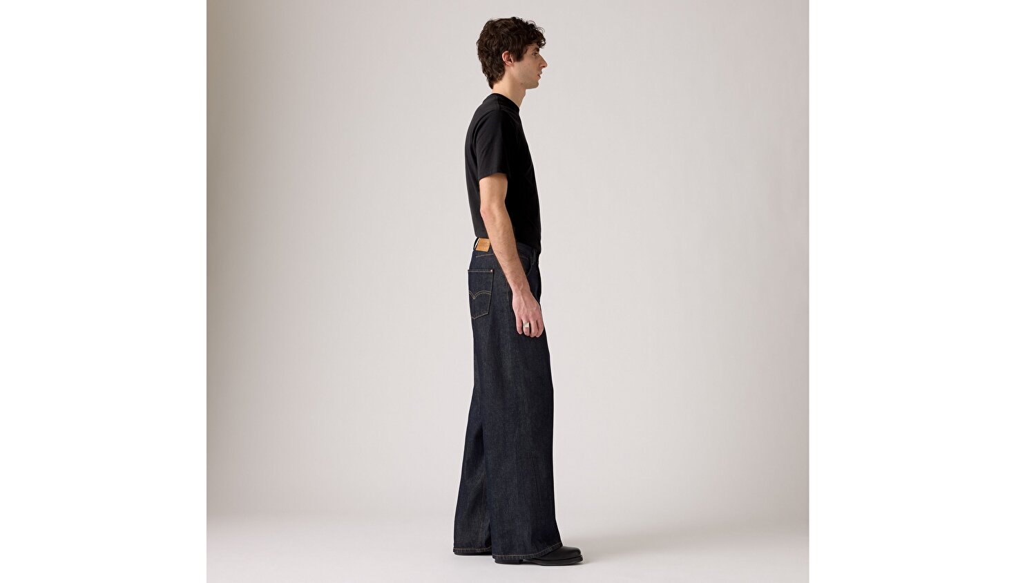 Twisted Baggy Wide Leg Erkek Jean Pantolon - Twist and Sew