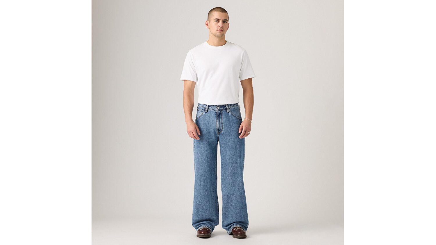 Twisted Baggy Wide Leg Erkek Jean Pantolon - Let's Do The Twist