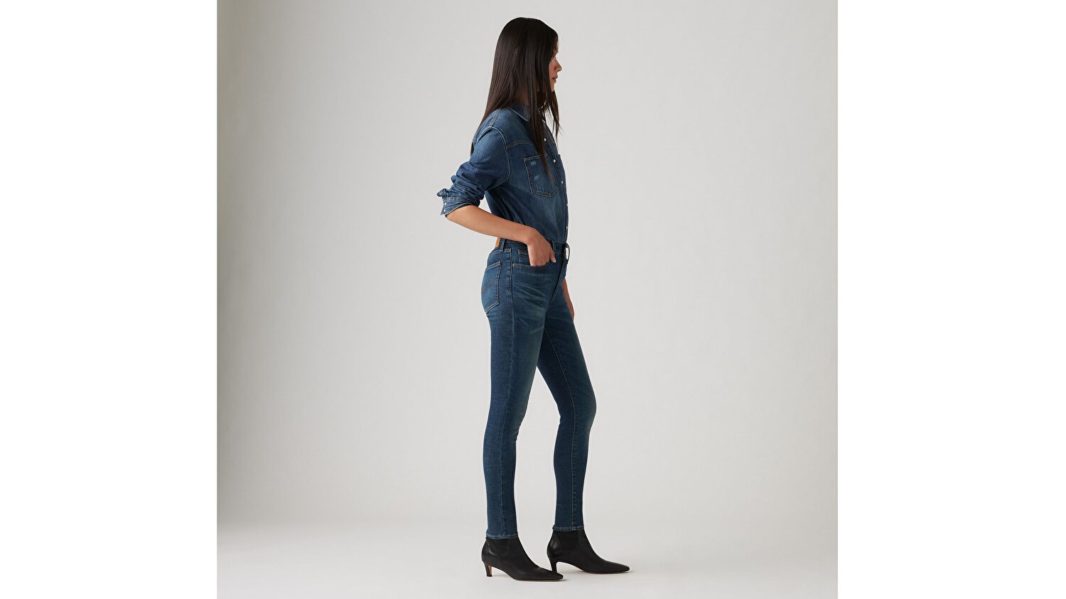 721™ High Rise Skinny Kadın Jean Pantolon - Miles Apart