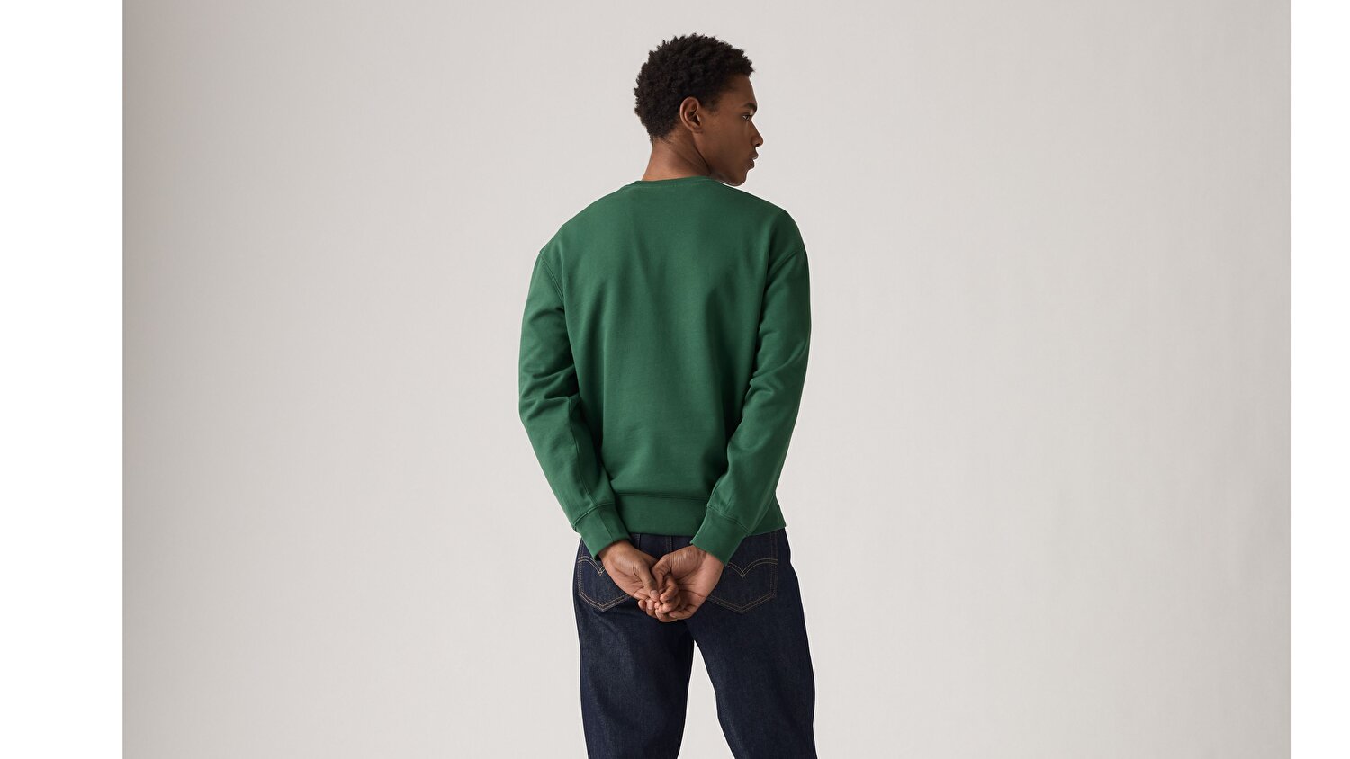 Relaxed Graphic Crewneck Sweatshirt