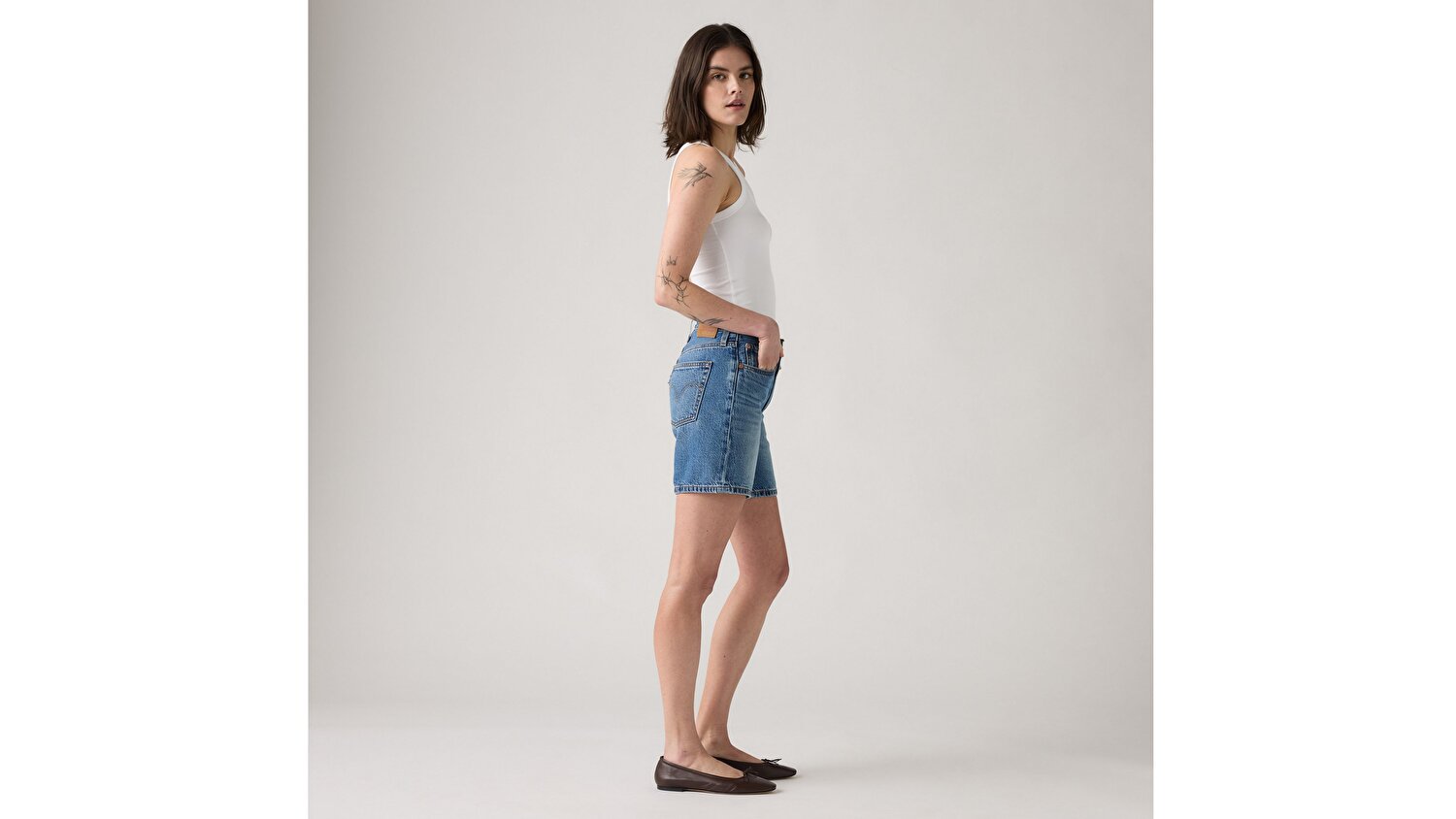 501® Mid Thigh Jean Şort