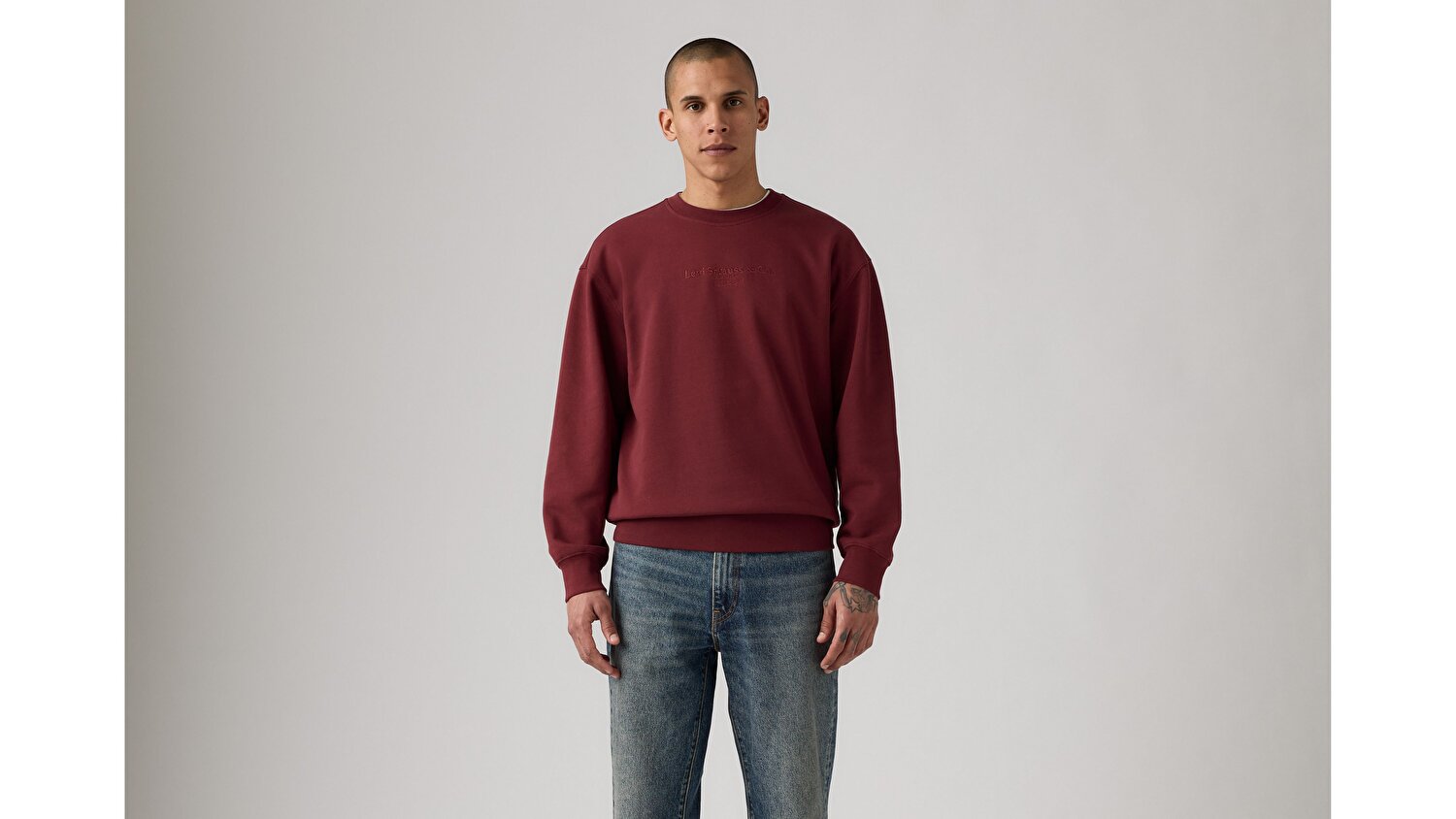 Relaxed Graphic Crewneck Sweatshirt