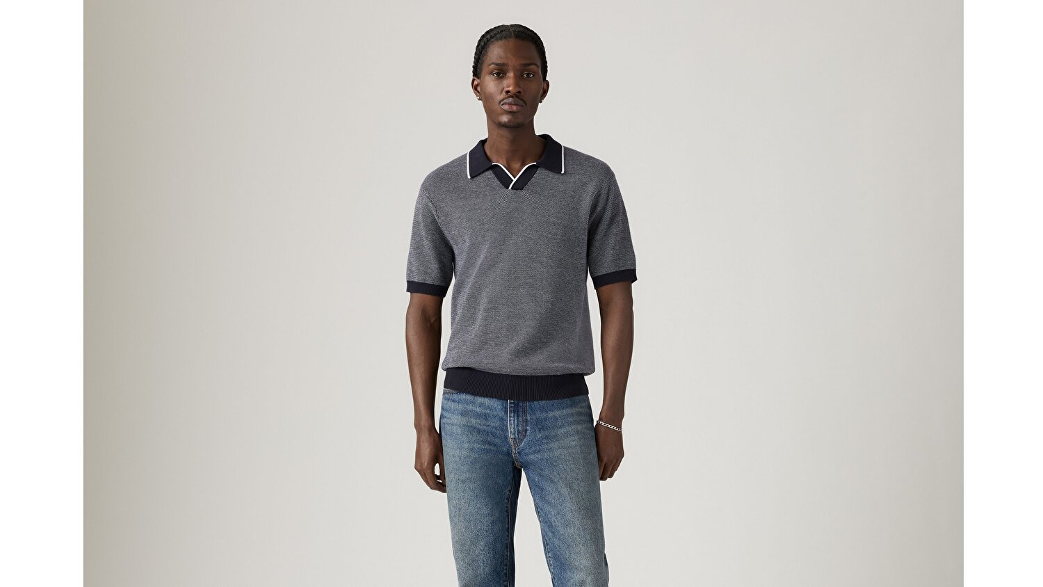 Skipper Örgü Polo Yaka Tişört