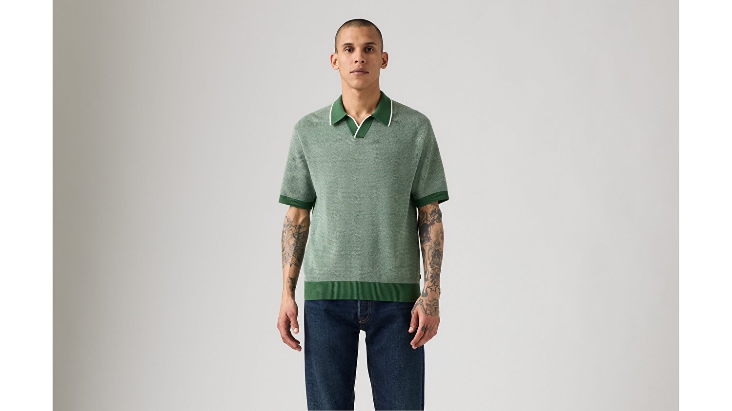 Skipper Örgü Polo Yaka Tişört