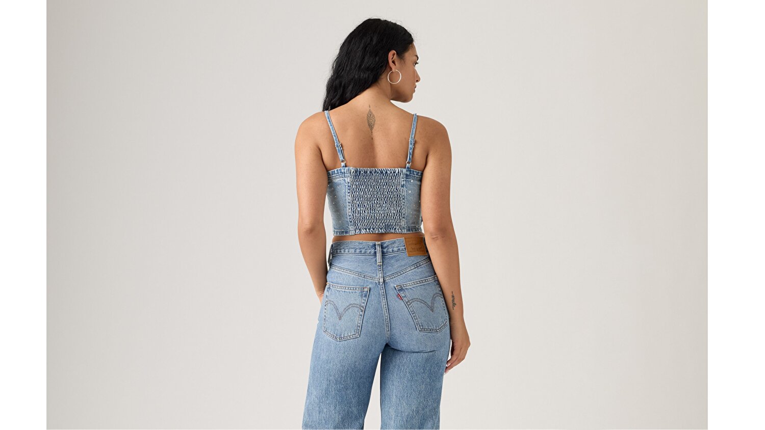 Jadine Lightweight Denim Cami Tank Top