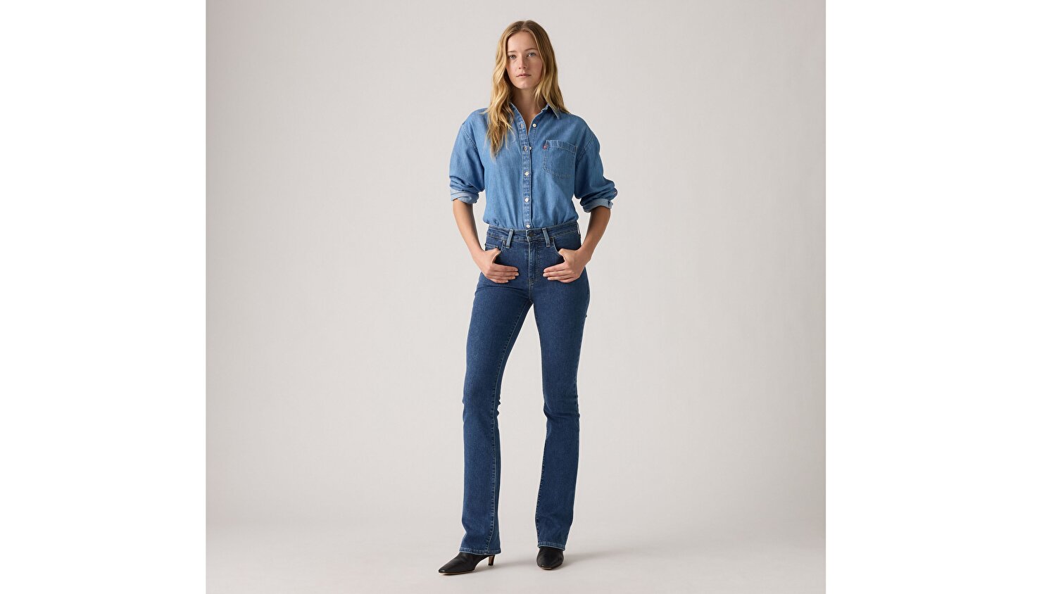 725™ High Rise Bootcut Kadın Jean Pantolon - Triangle Exploration