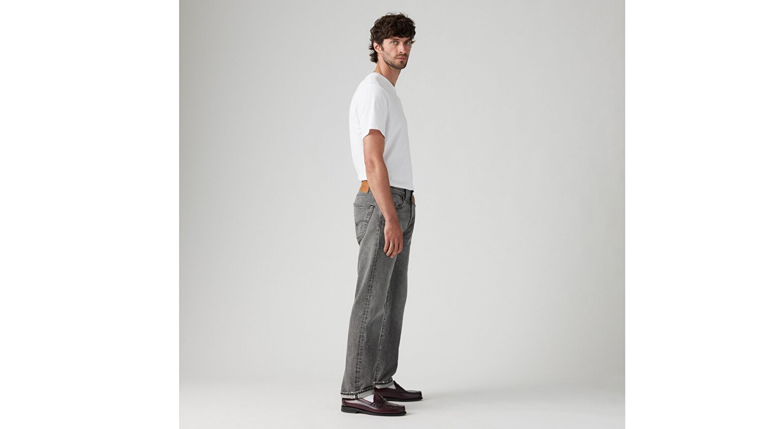 501® Original Selvedge Erkek Jean Pantolon - Black Ash Selv