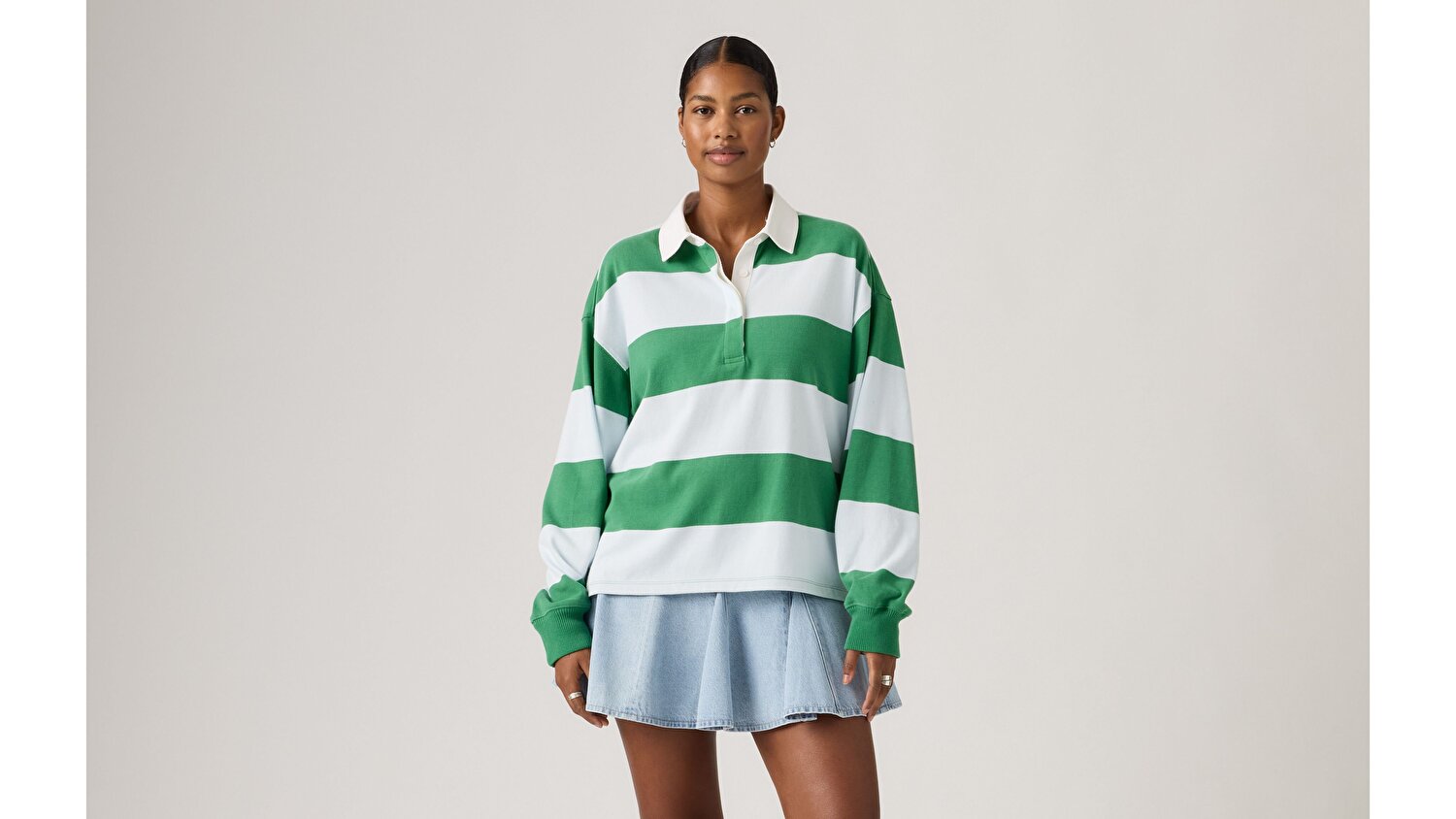 Reenie Rugby Uzun Kollu Tişört