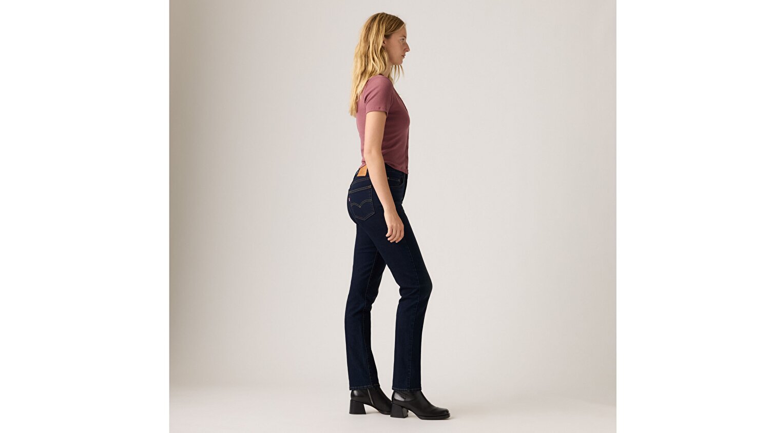 724™ High Rise Straight Kadın Jean Pantolon - Face Away