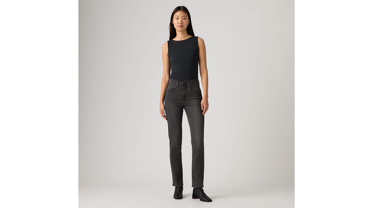 724™ High Rise Straight Kadın Jean Pantolon - Beneath The Shado