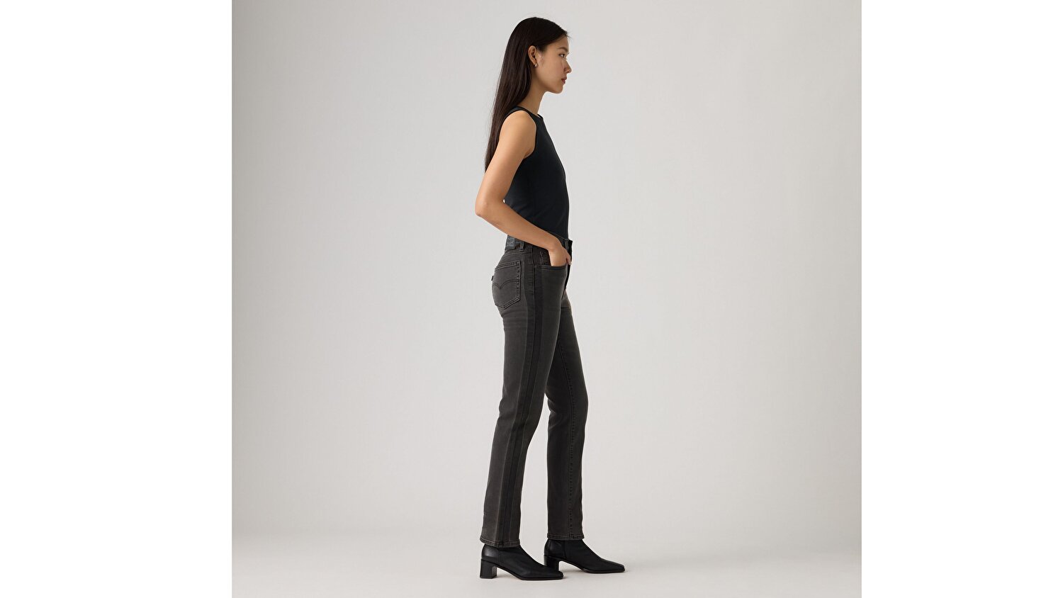 724™ High Rise Straight Kadın Jean Pantolon - Beneath The Shado