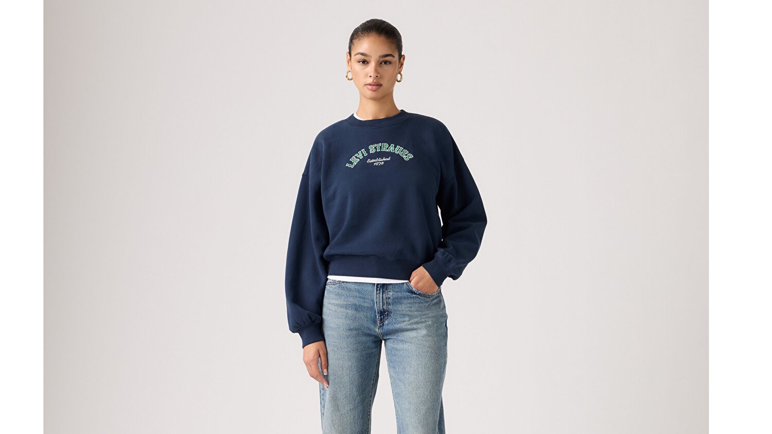 Graphic Vintage Boxy Sweatshirt