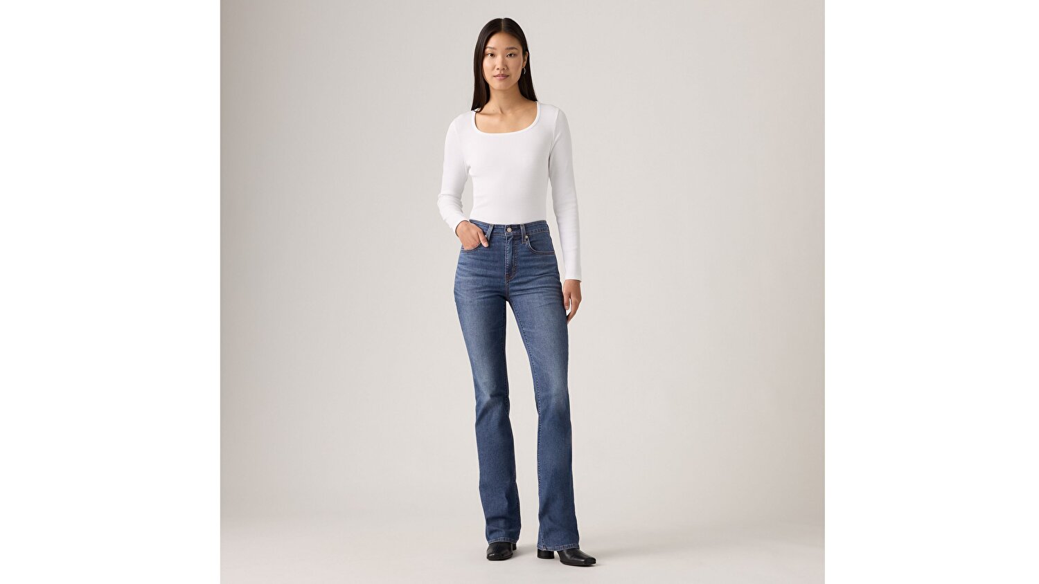 725™ High Rise Bootcut Kadın Jean Pantolon - Cool The Bubbly