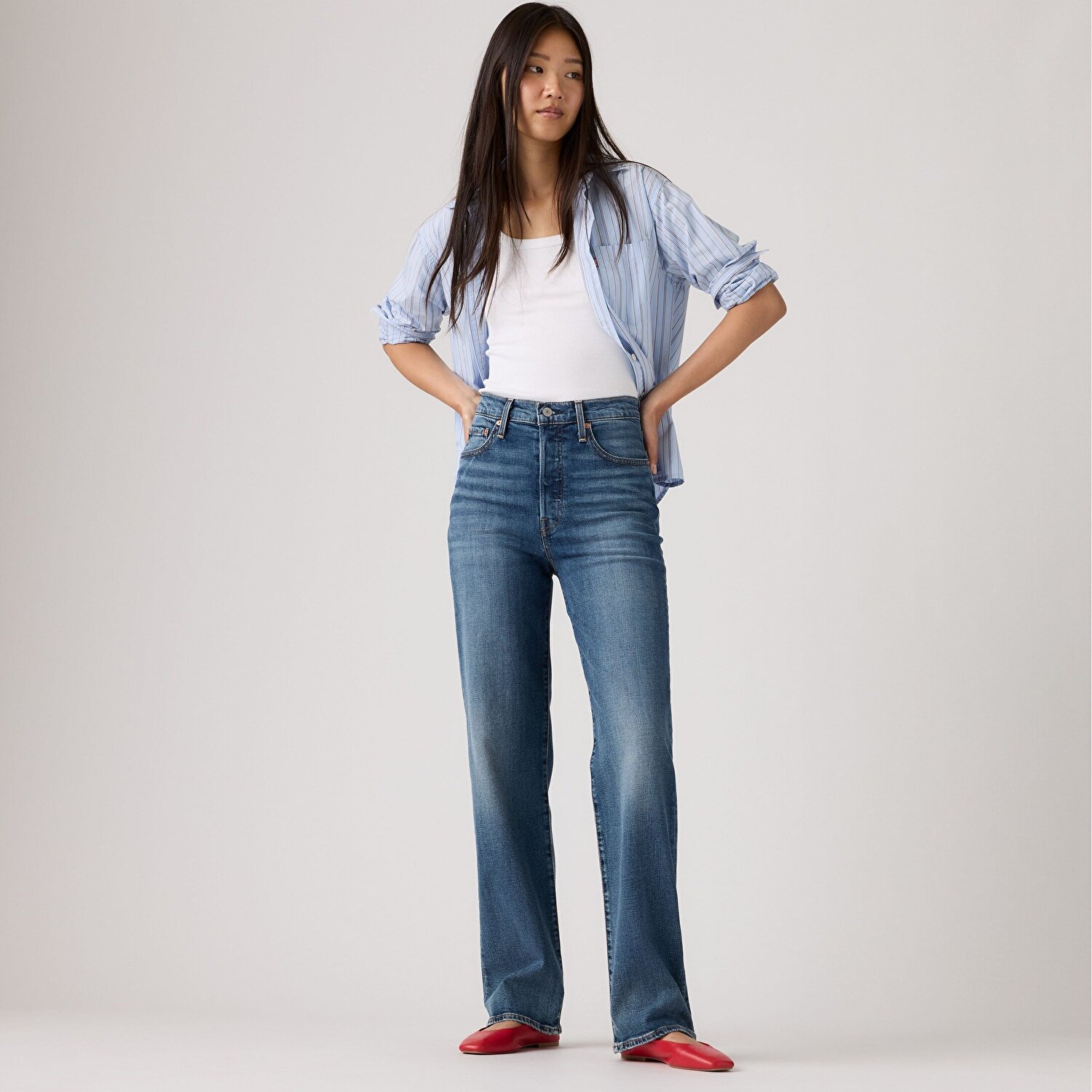 Ribcage Full Lenght Kadın Jean Pantolon - Select Us