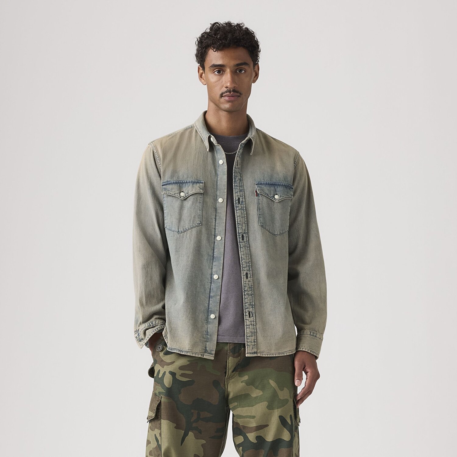 Relaxed Fit Western Gömlek