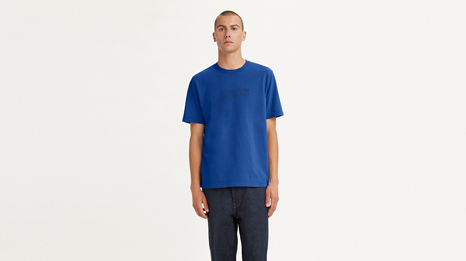 T shirt levis bleu cheap