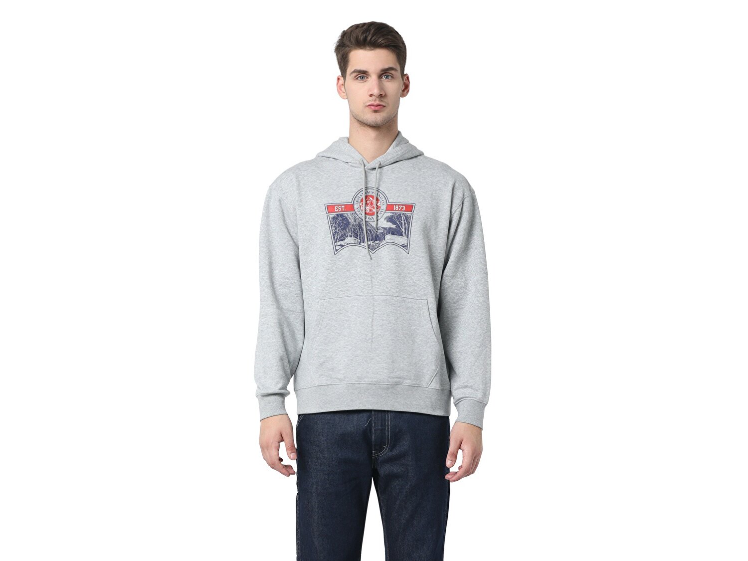 Relaxed Fit Graphic Hoodie