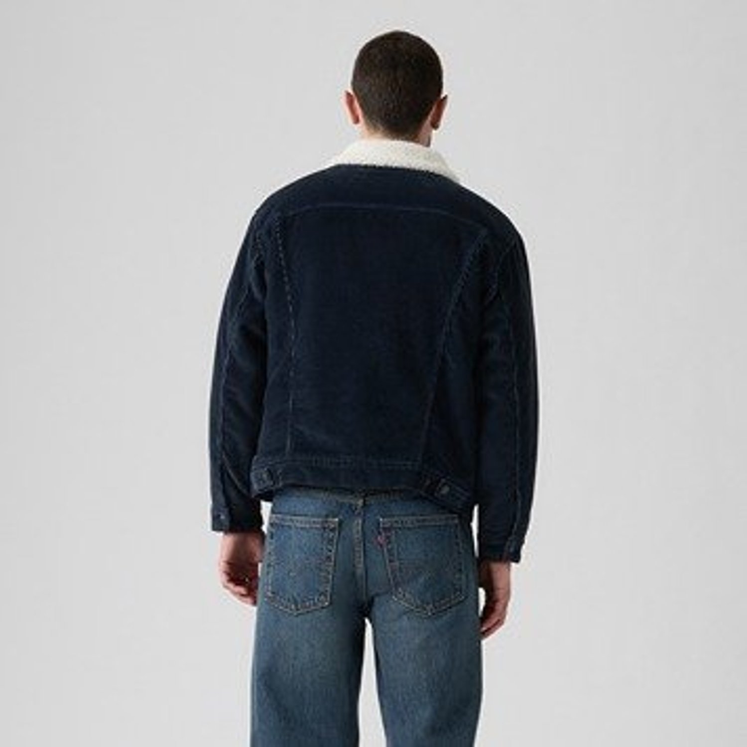 Relaxed Fit Sherpa Trucker Ceket