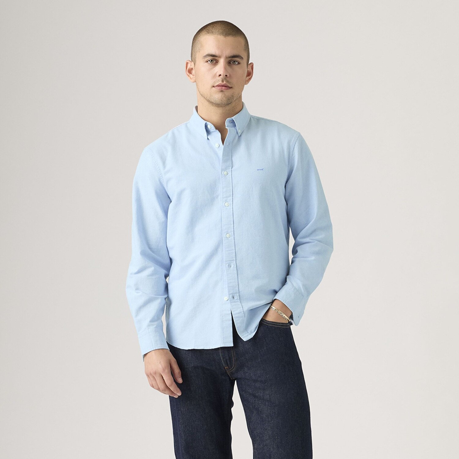 Authentic Button Down Lightweight Gömlek