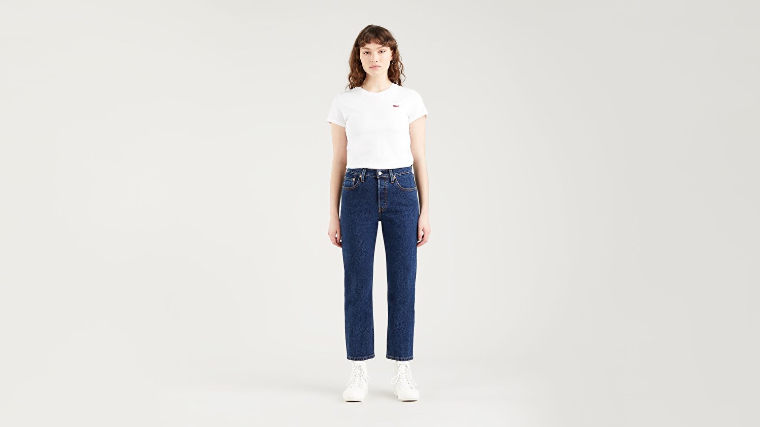 501® Crop Kadın Jean Pantolon - Salsa Stonewash