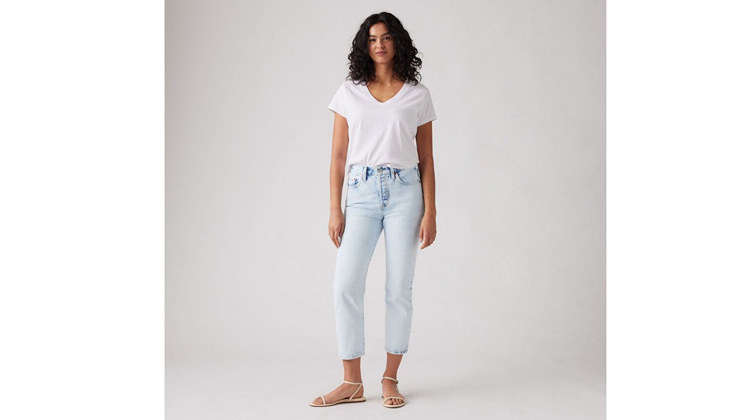 501® Crop Kadın Jean Pantolon - Healing Waters