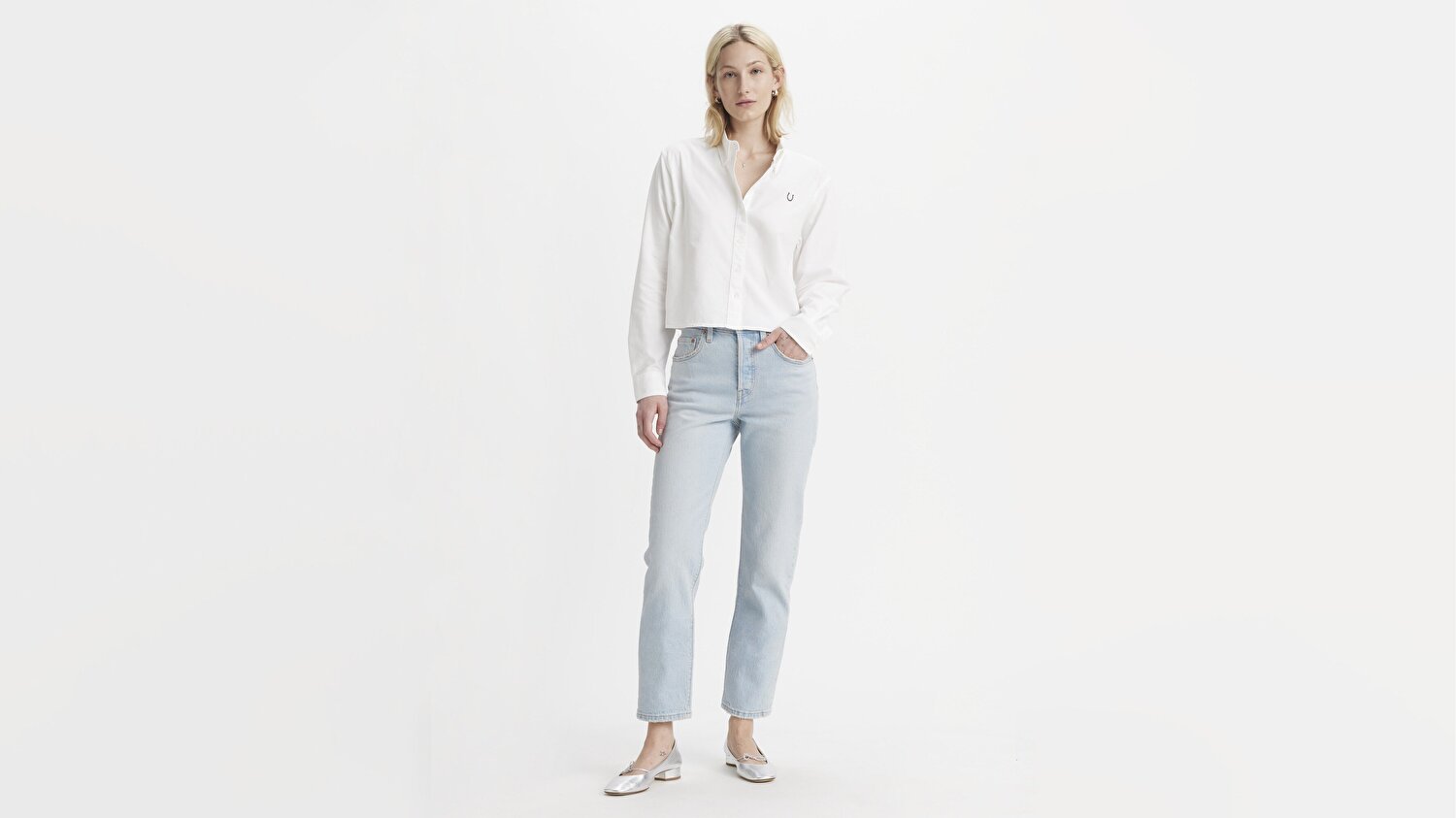 501® Crop Kadın Jean Pantolon - Stepped Away