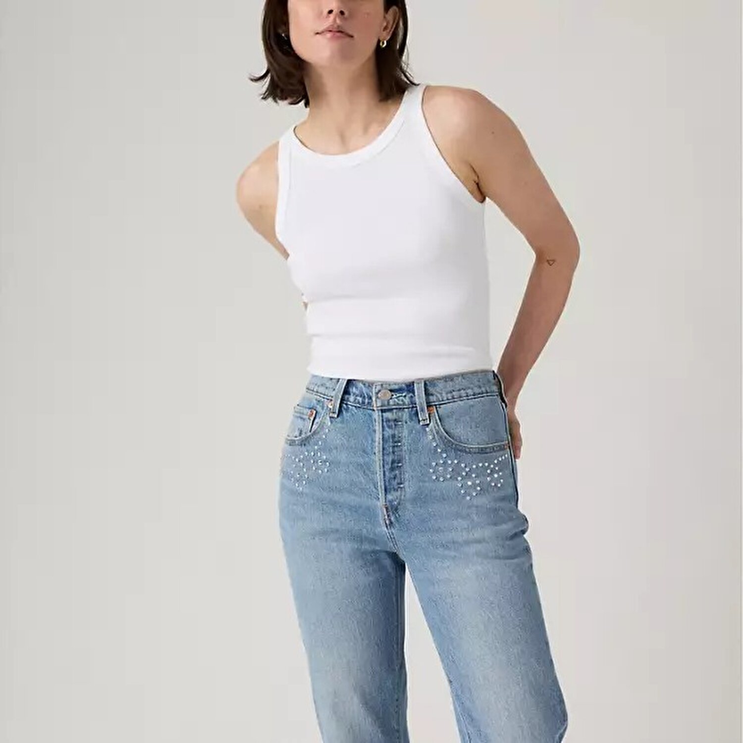 501® Crop Kadın Jean Pantolon - Spark My Spurs