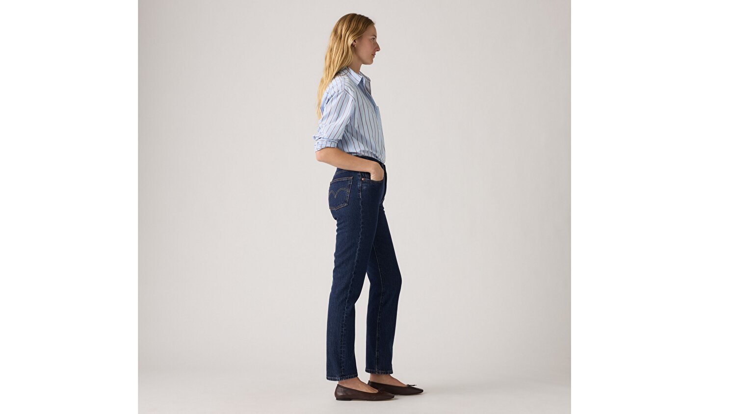 501® Original Kadın Jean Pantolon - Salsa Stonewash