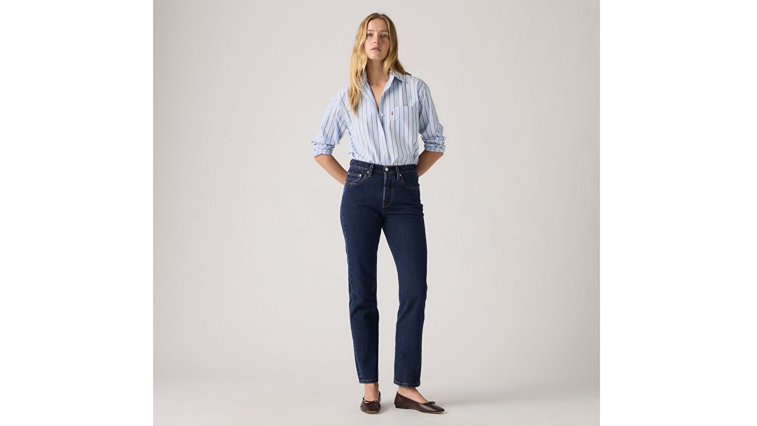 501® Original Kadın Jean Pantolon - Salsa Stonewash