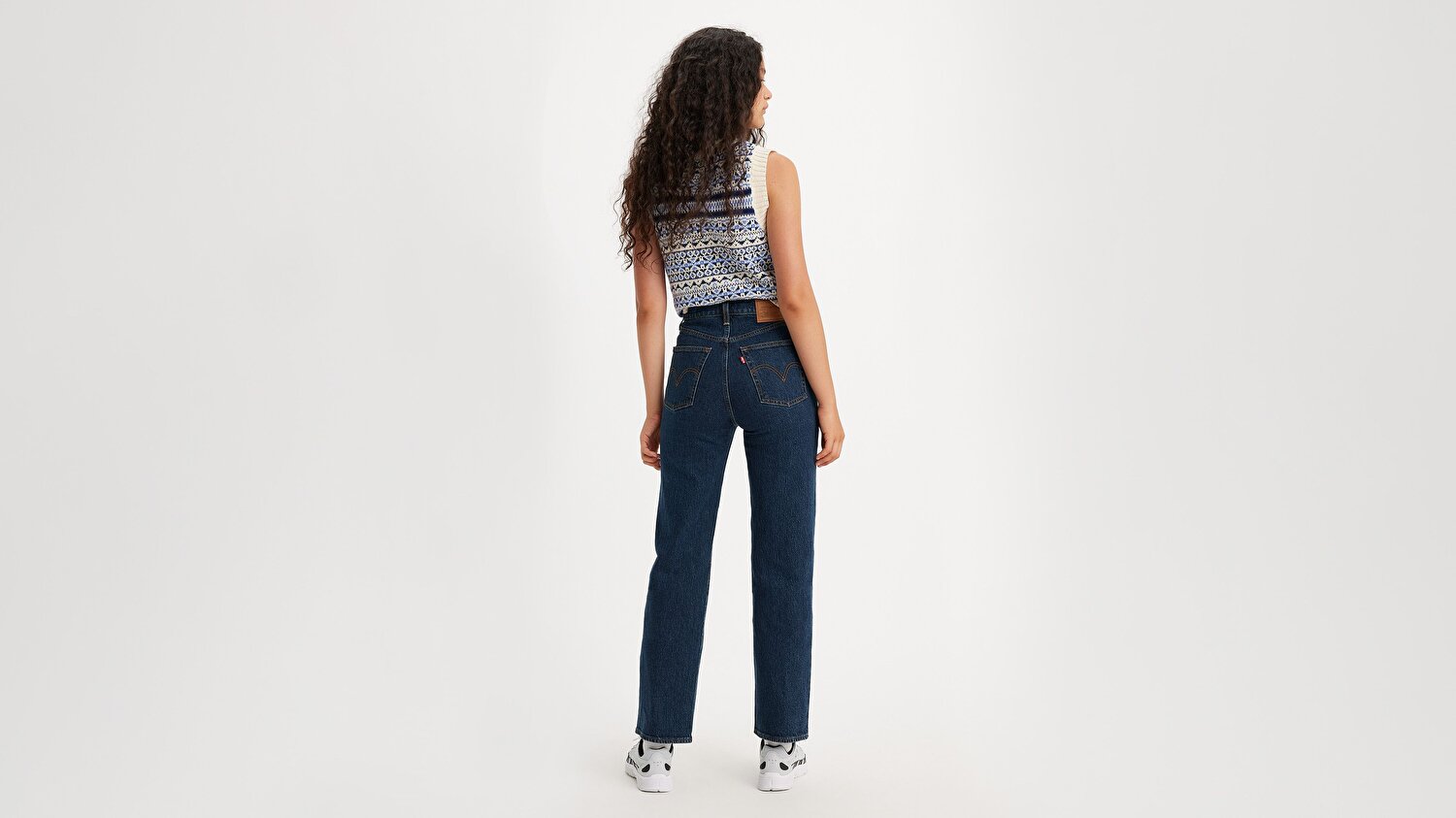 Ribcage Straight Ankle Kadın Jean Pantolon - Salsa Dark Stone