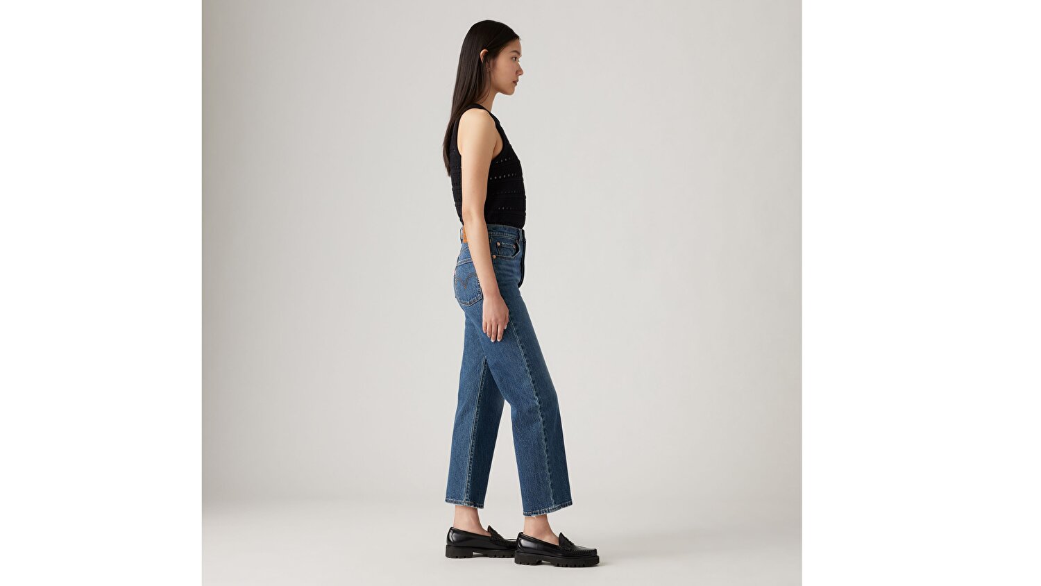 Ribcage Straight Ankle Kadın Jean Pantolon - My Honor No