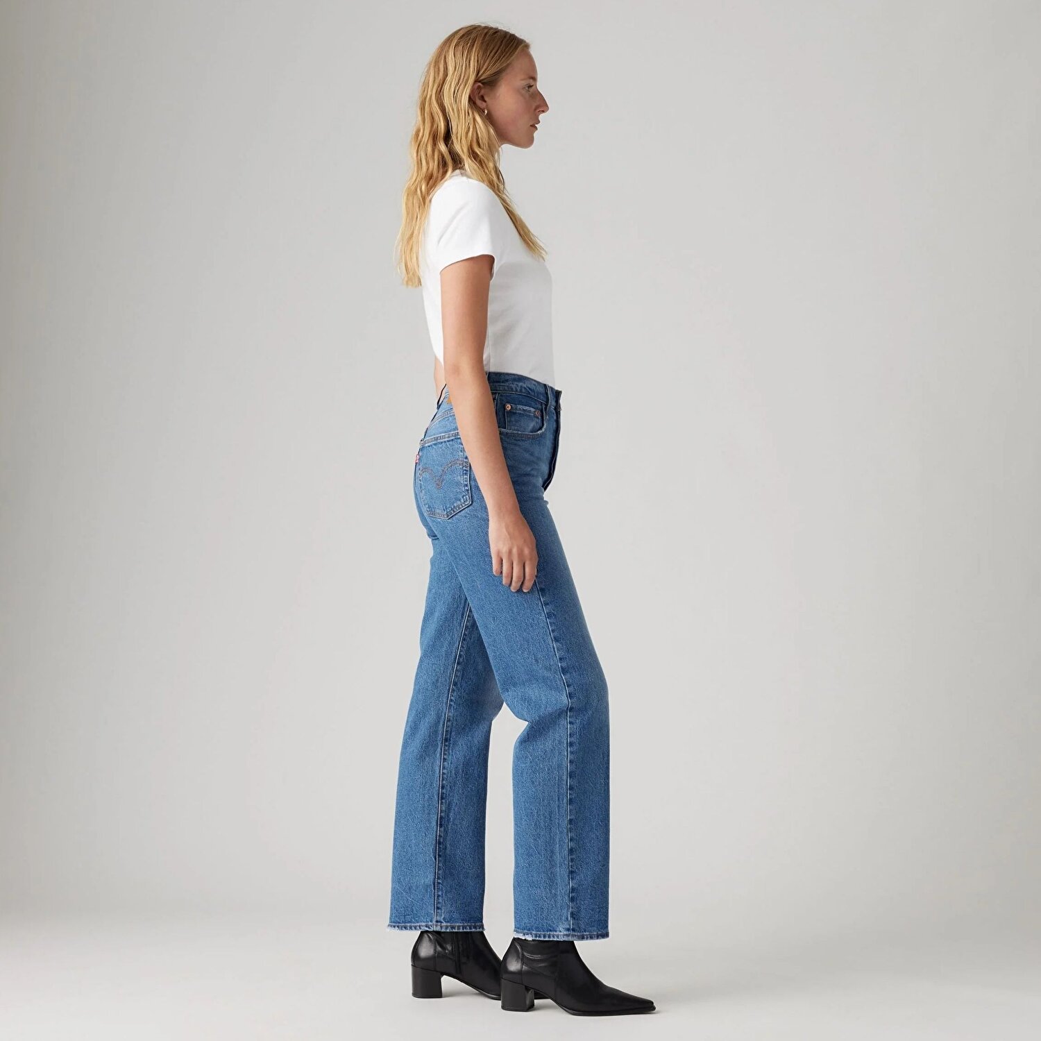 Ribcage Straight Ankle Kadın Jean Pantolon - Dance Around