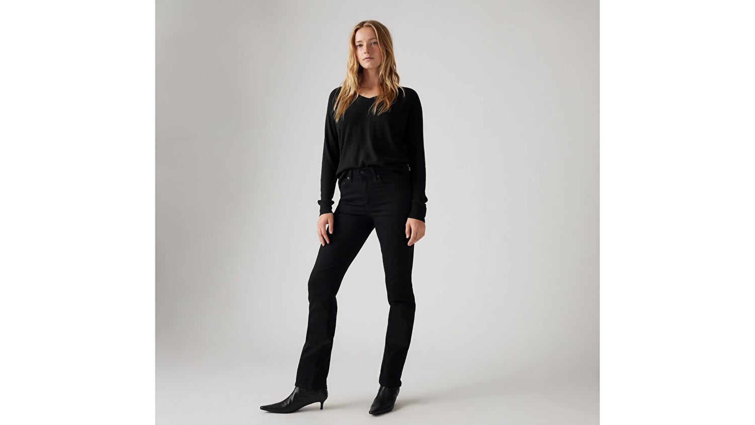 724™ High Rise Straight Kadın Jean Pantolon - Midnight Gaze