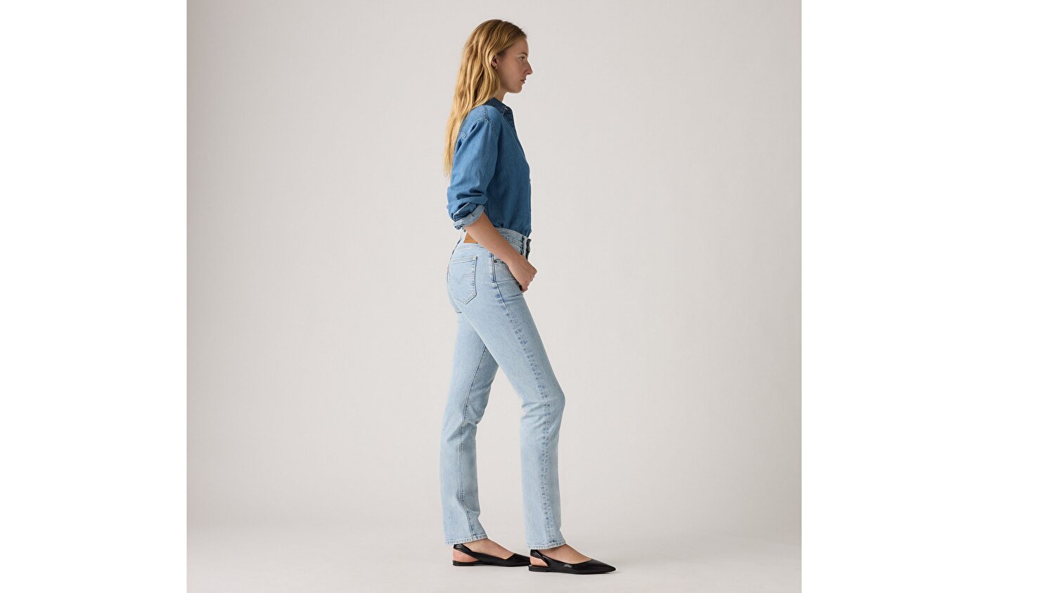 724™ High Rise Straight Kadın Jean Pantolon - Siren Singer