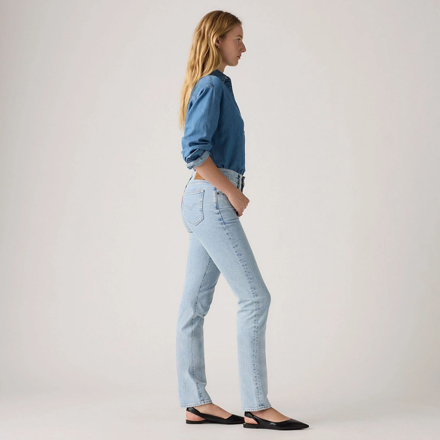 724™ High Rise Straight Kadın Jean Pantolon - Siren Singer