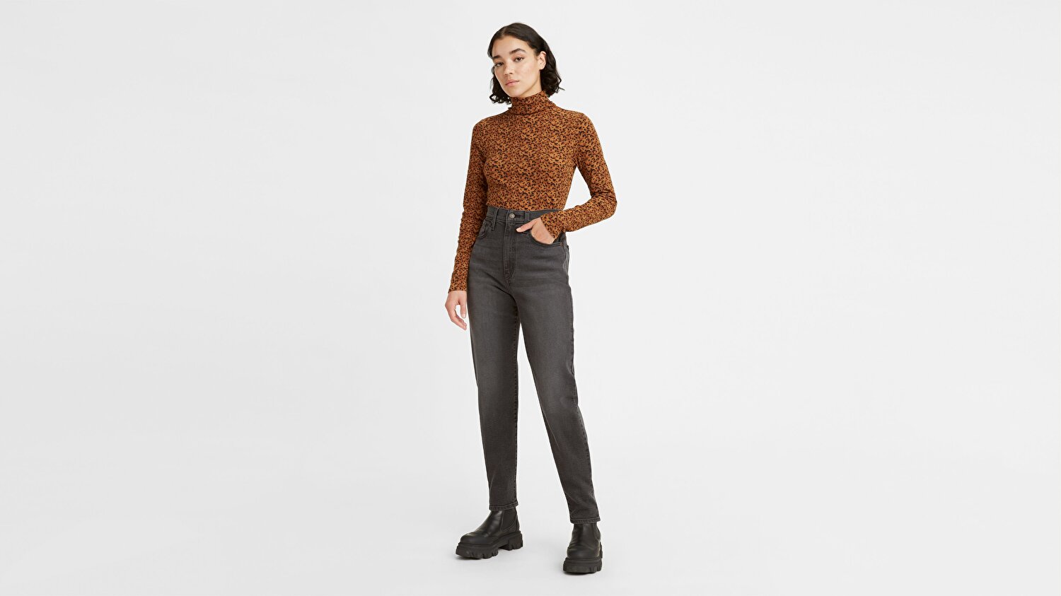 High Waist Mom Jean Pantolon - Say No Go
