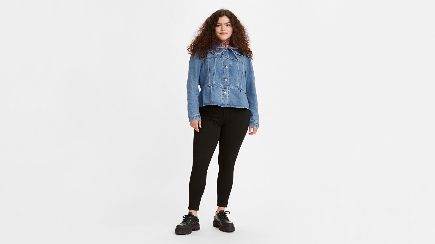 Mile High Super Skinny Kadın Jean Pantolon - Black Celestial