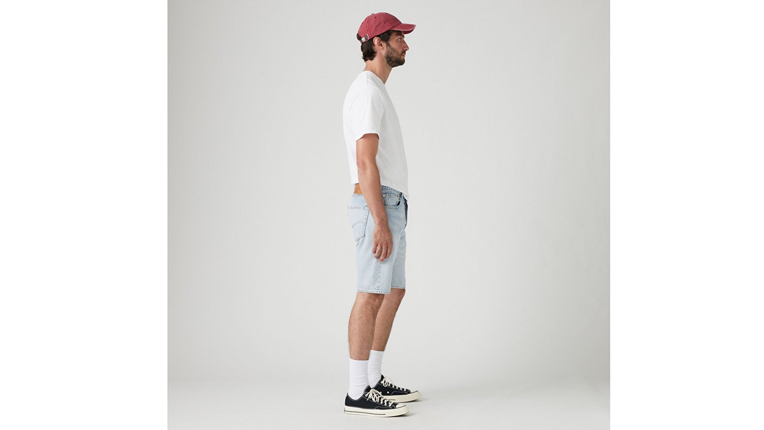 501® Original Lightweight Erkek Jean Şort - Light Thread
