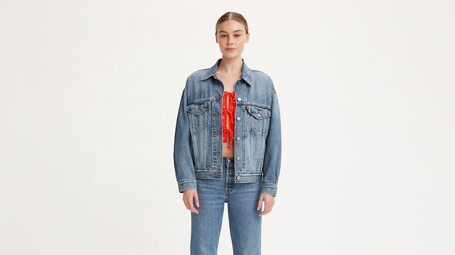 '90s Trucker Jean Ceket