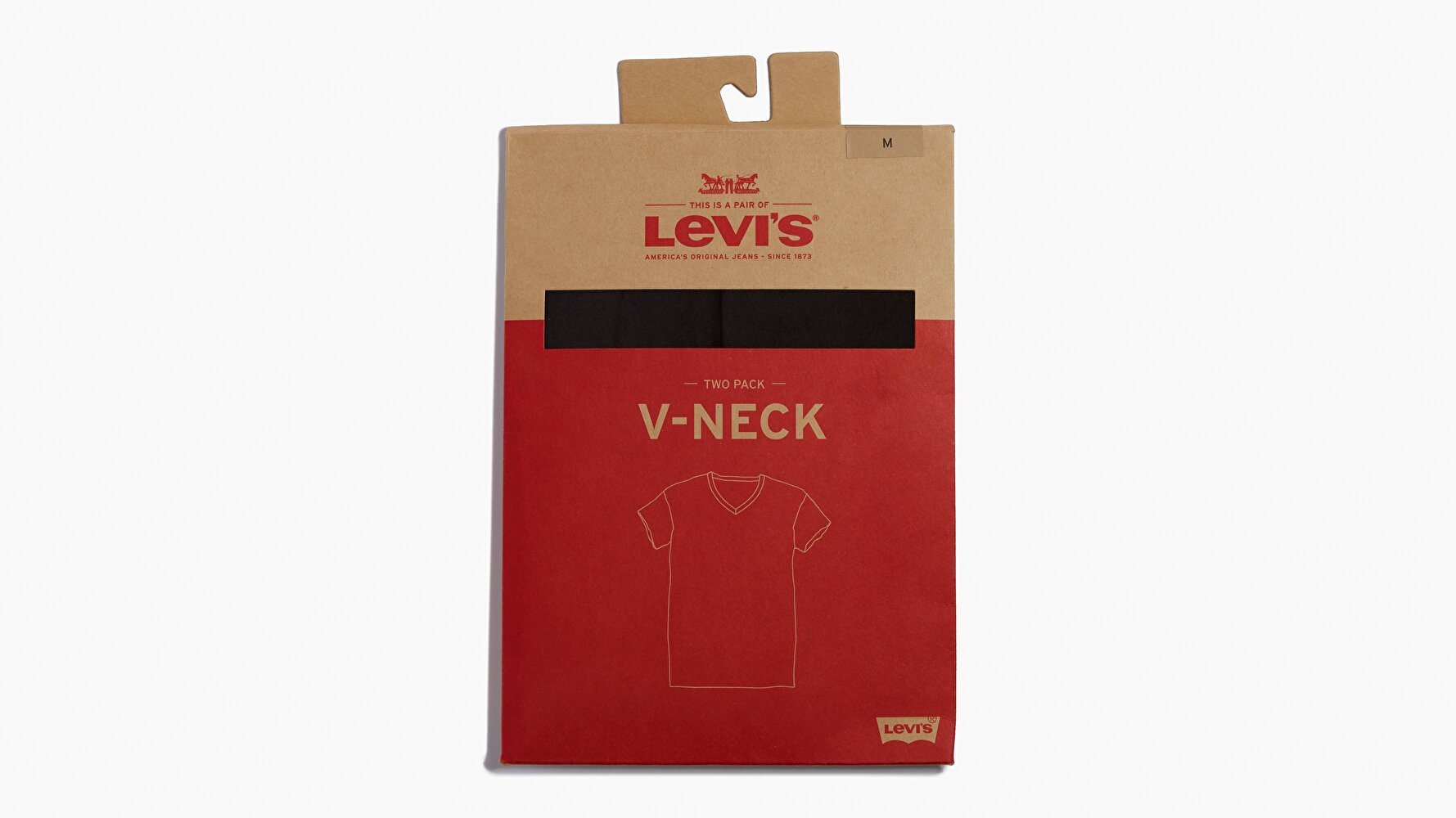 Slim 2 Pack V Neck Tee Two-Pack Vee Siyah Erkek Tişört