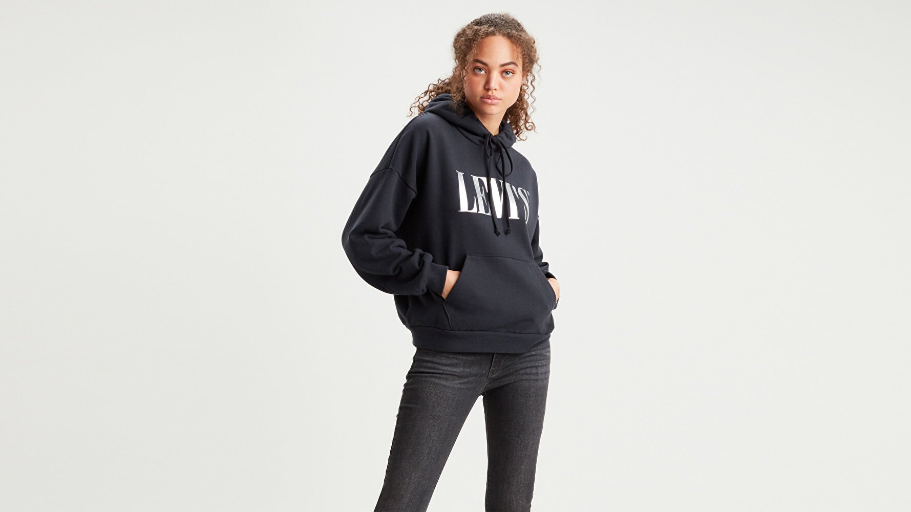 Graphic 2020 Hoodie Hoodie Tall Siyah Kadın Kapüşonlu Sweatshirt