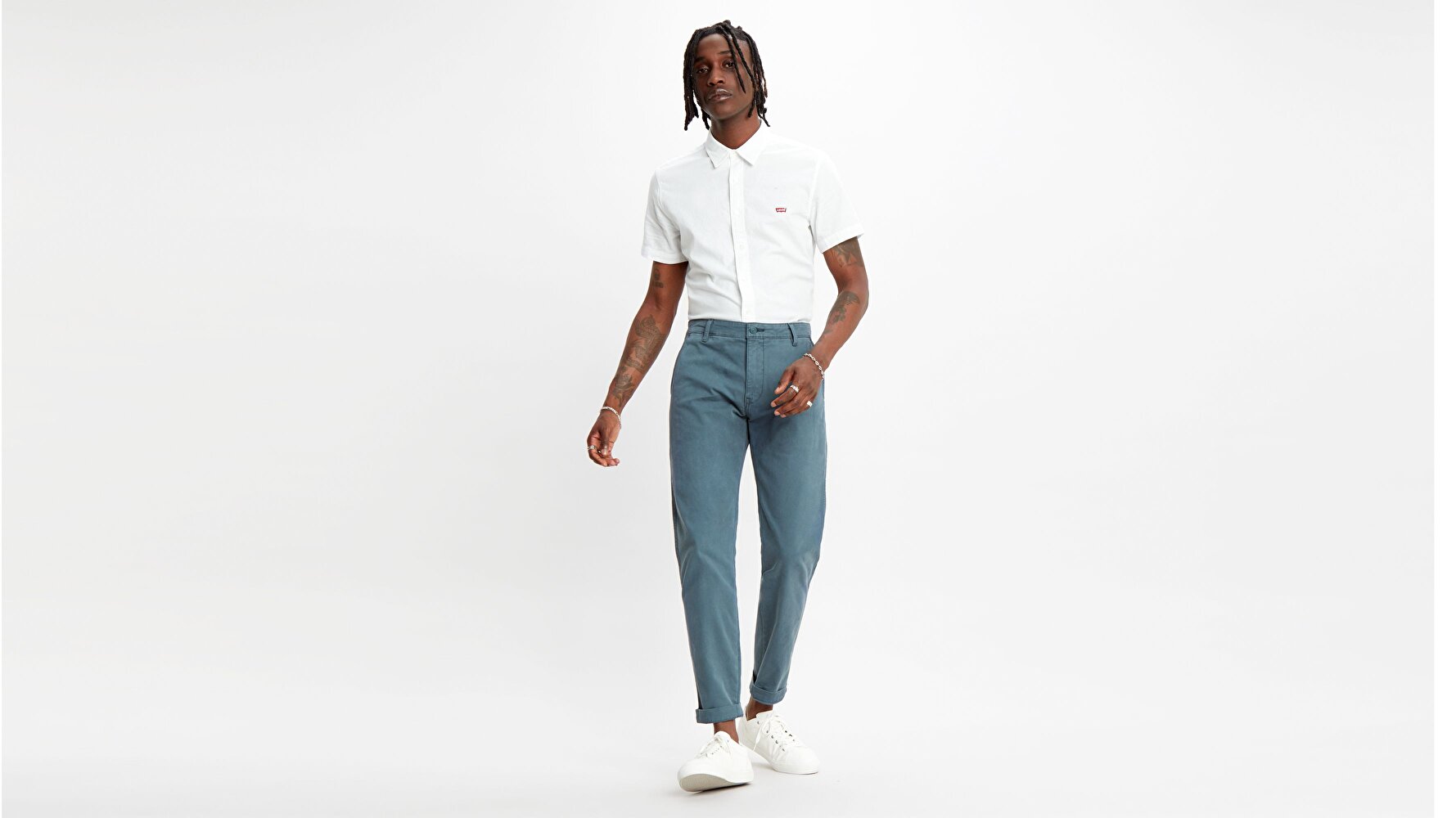 Levi's® XX Chino Standard Erkek Gri Pantolon- Dark Slate Shady