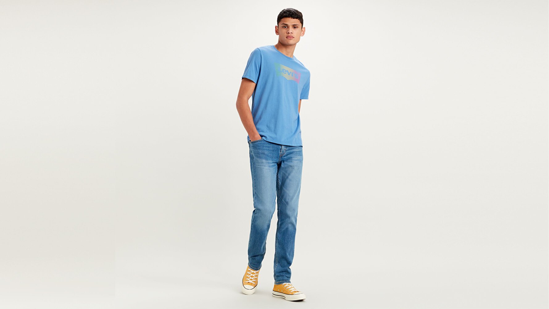 511™ Slim Fit Erkek Jean Pantolon-Gulf Breeze Cloud Adv