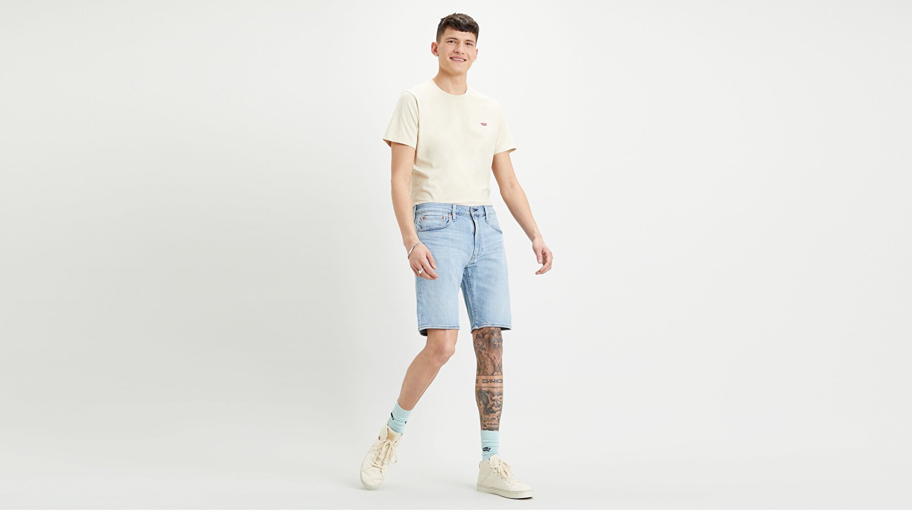 502™ Taper Erkek Jean Şort-Toast Short