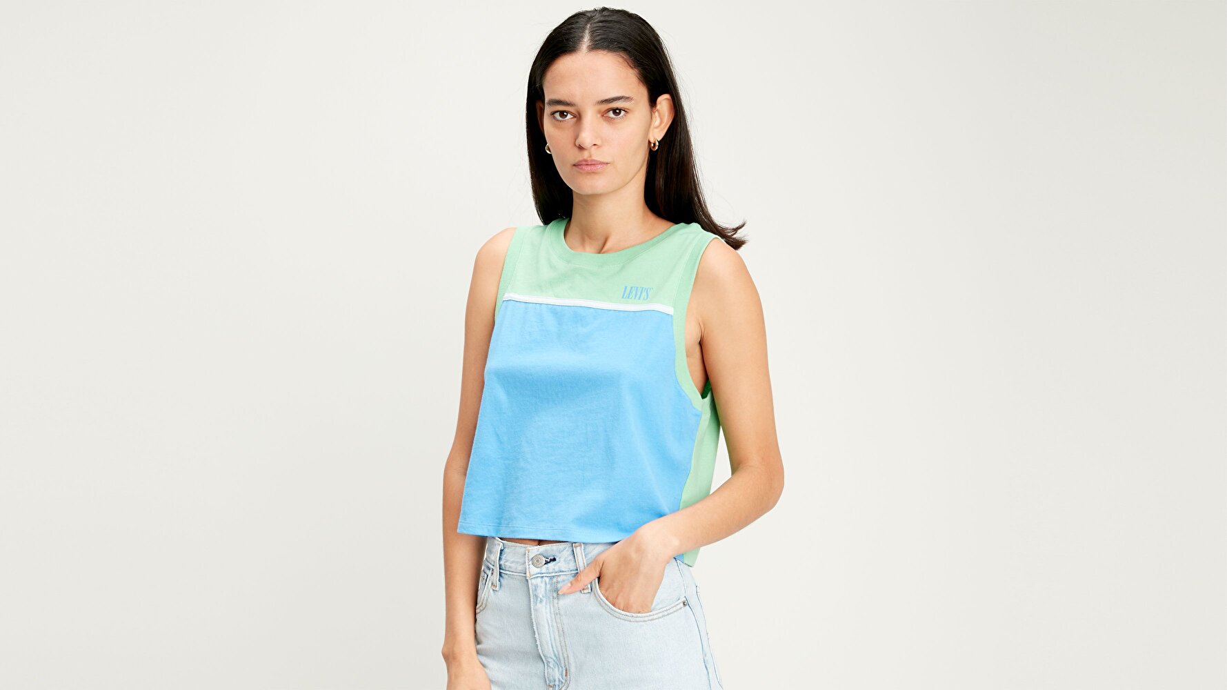 Celeste Tank Celeste Tank Mavi Kadın Tişört